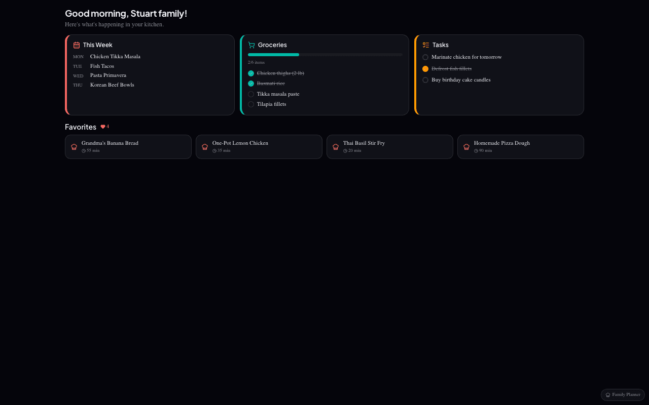 Family Planner preview